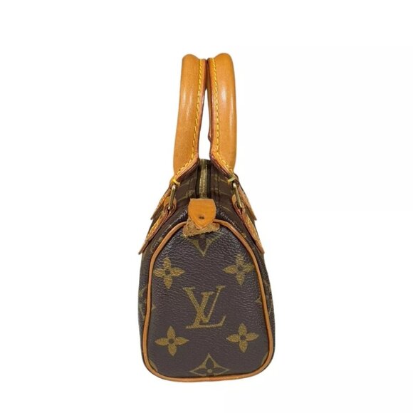 LOUIS VUITTON Shoulder Bag M4154 Monogram canvas 2way Monogram Mini Speedy used - Picture 4 of 11
